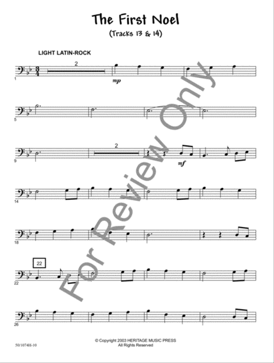 JumpStart for Christmas - Trombone/Bari BC/Bassoon Bassoon scores gallery preview page 8