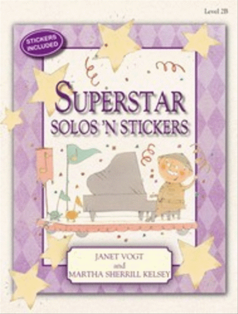 Superstar Solos 'n Stickers - 2B Piano Method scores gallery preview page 1