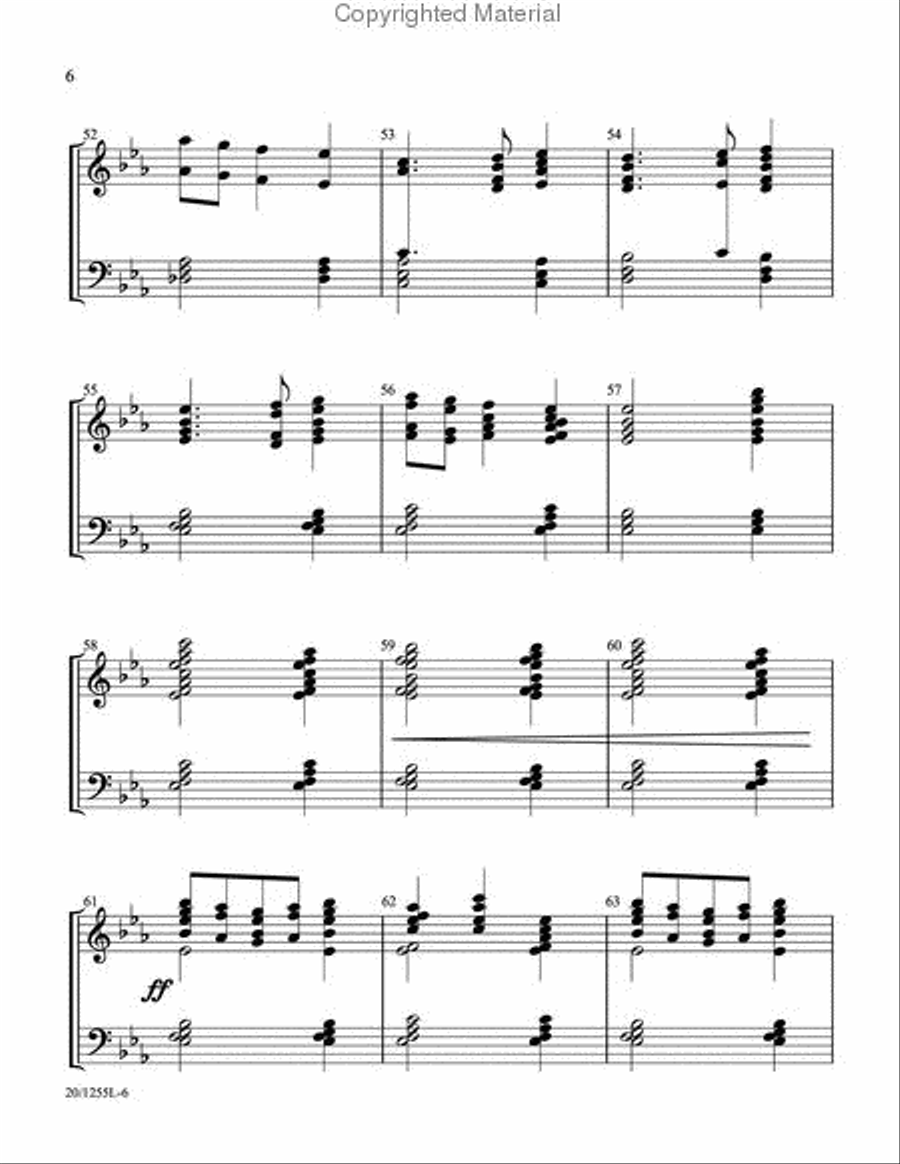 The Complete Wedding Book for Handbells 3-Octaves scores gallery preview page 6