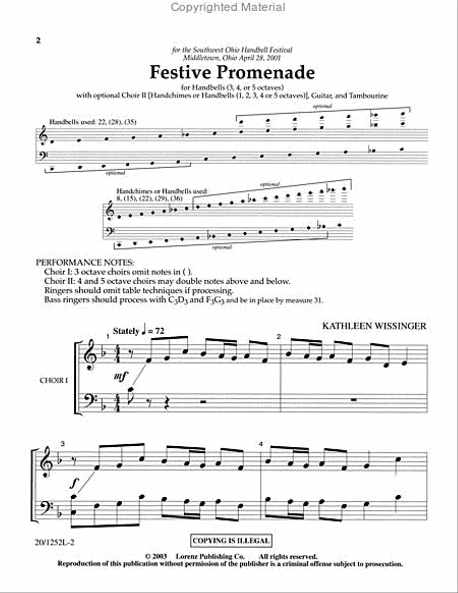 Festive Promenade 5-Octaves scores gallery preview page 2