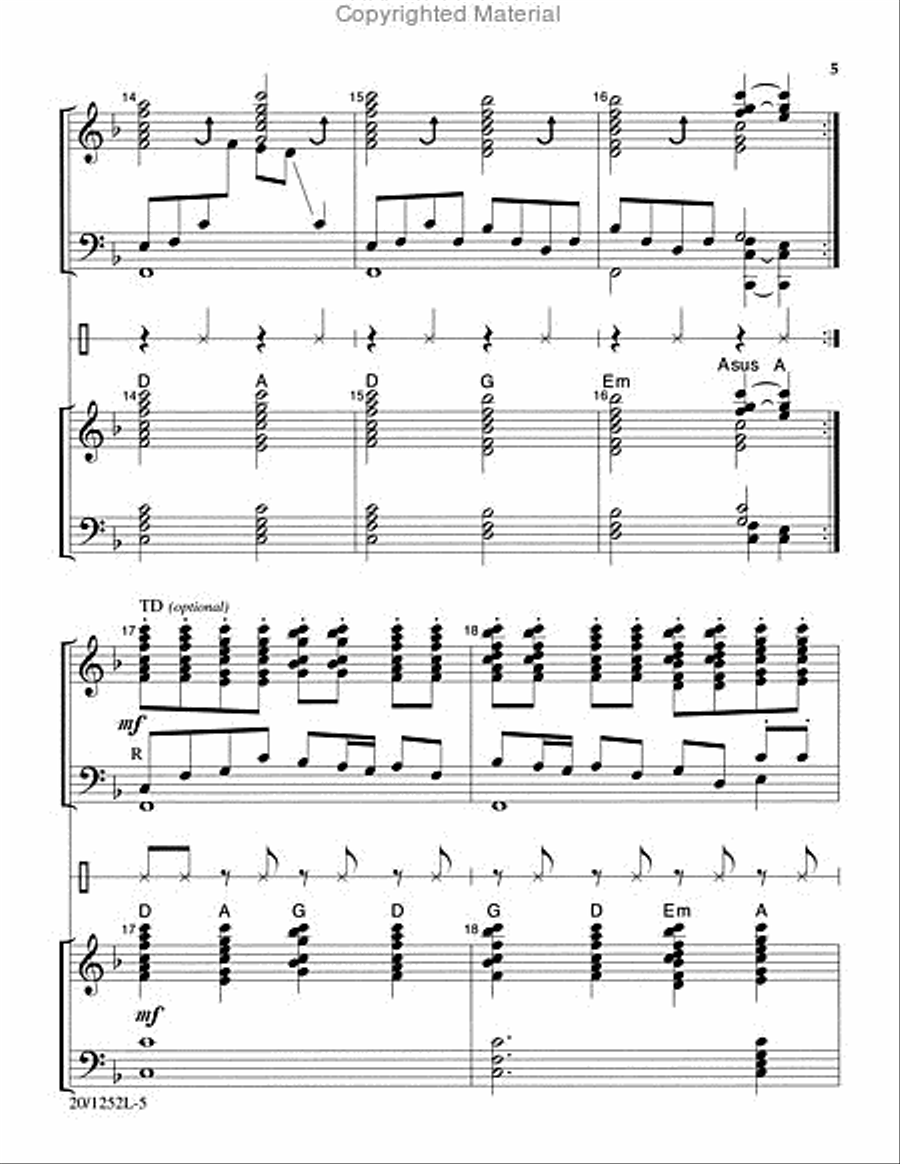 Festive Promenade 5-Octaves scores gallery preview page 5