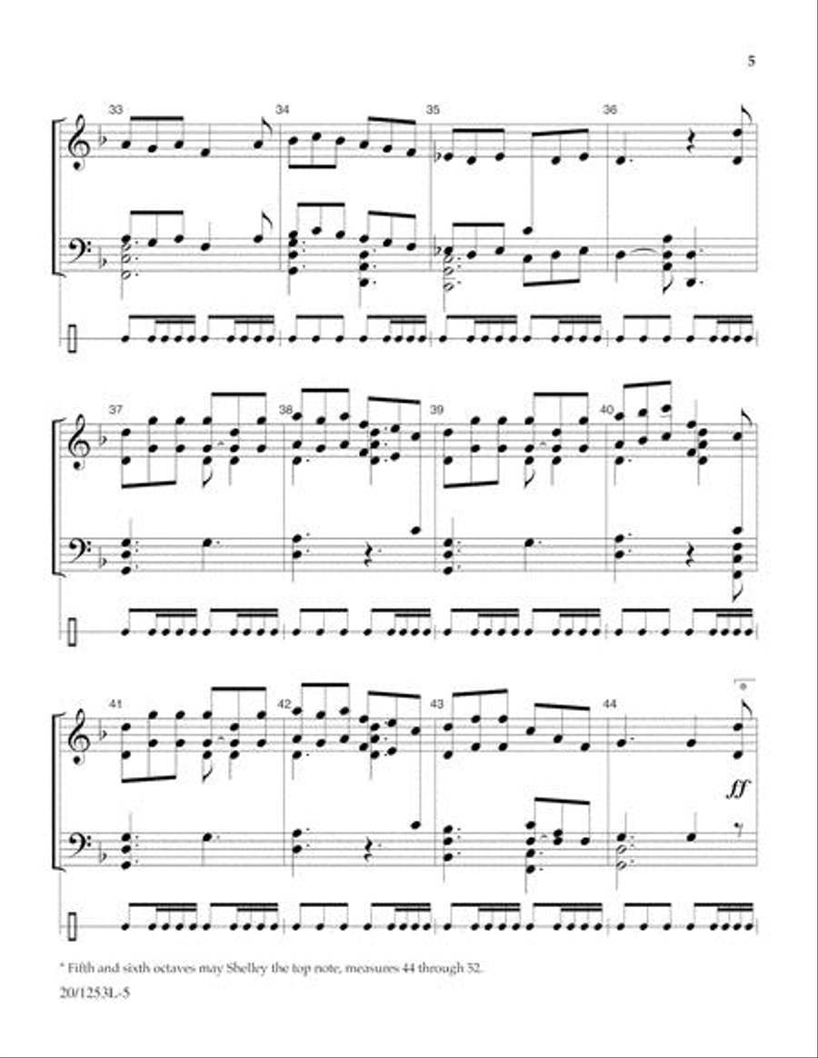 A Large Day 5-Octaves scores gallery preview page 5