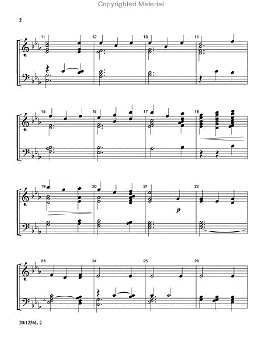 Blest Be the Tie that Binds 5-Octaves scores gallery preview page 3