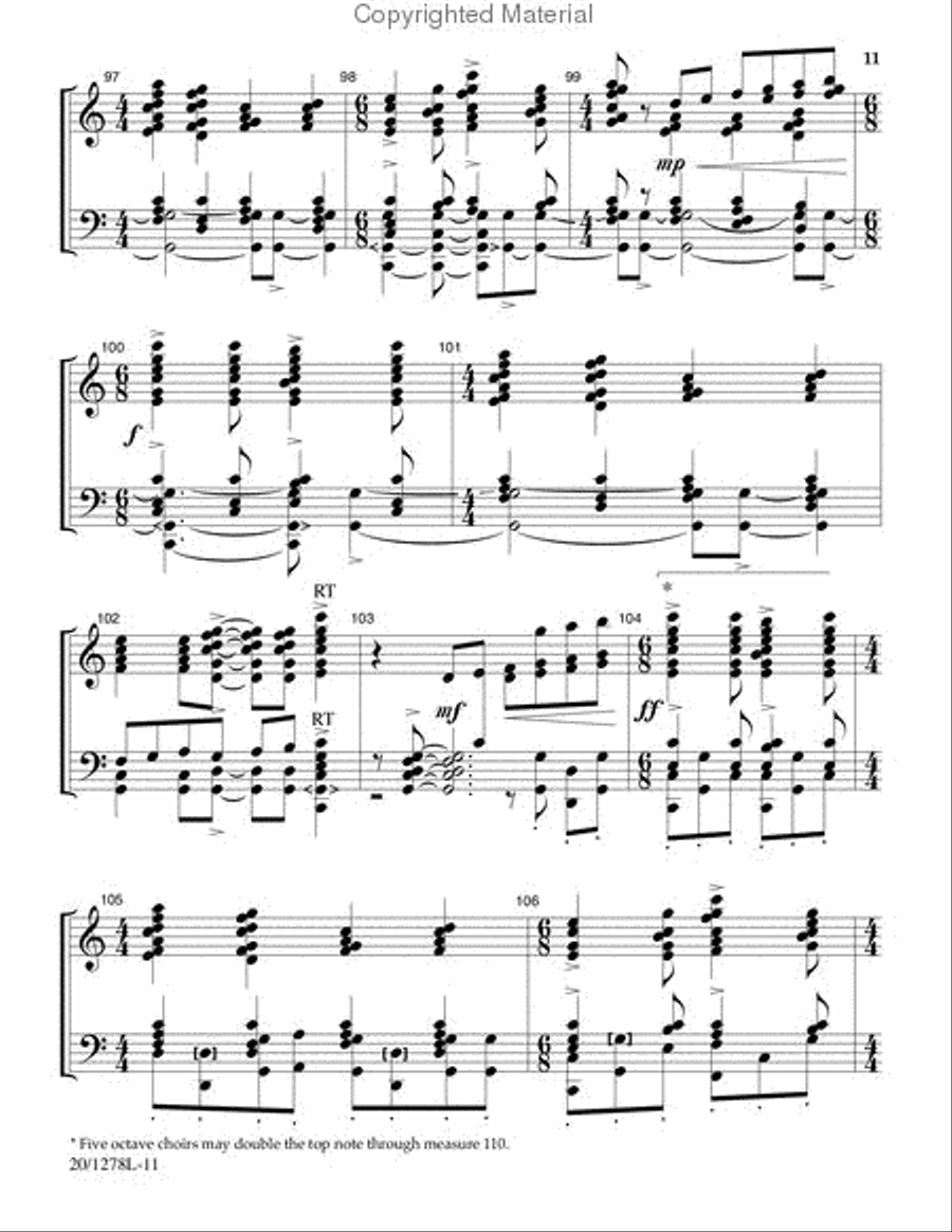 Sing for Joy and Be Glad Sing for Joy and Be Glad 5-Octaves scores gallery preview page 11