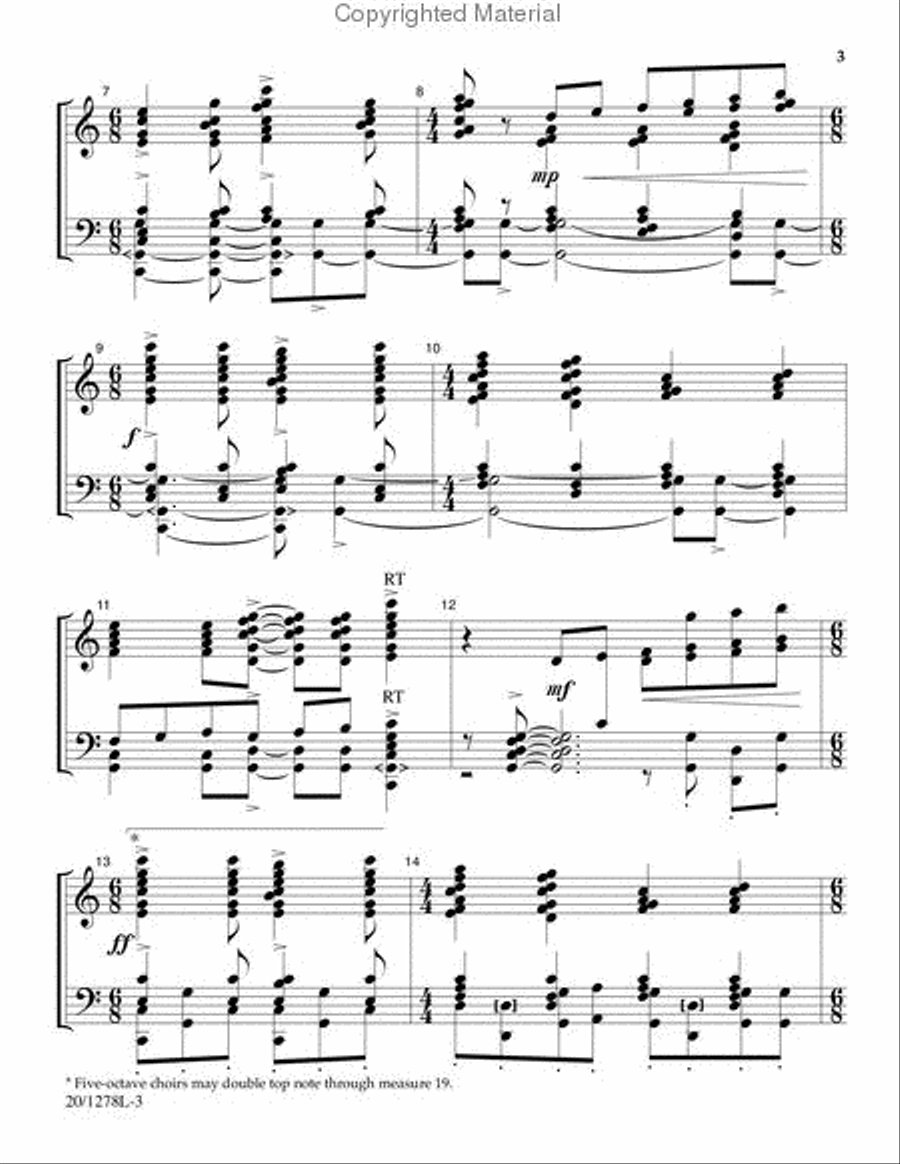 Sing for Joy and Be Glad Sing for Joy and Be Glad 5-Octaves scores gallery preview page 3