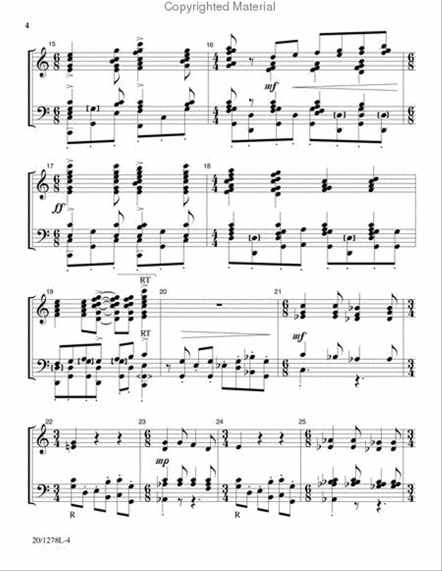 Sing for Joy and Be Glad Sing for Joy and Be Glad 5-Octaves scores gallery preview page 4