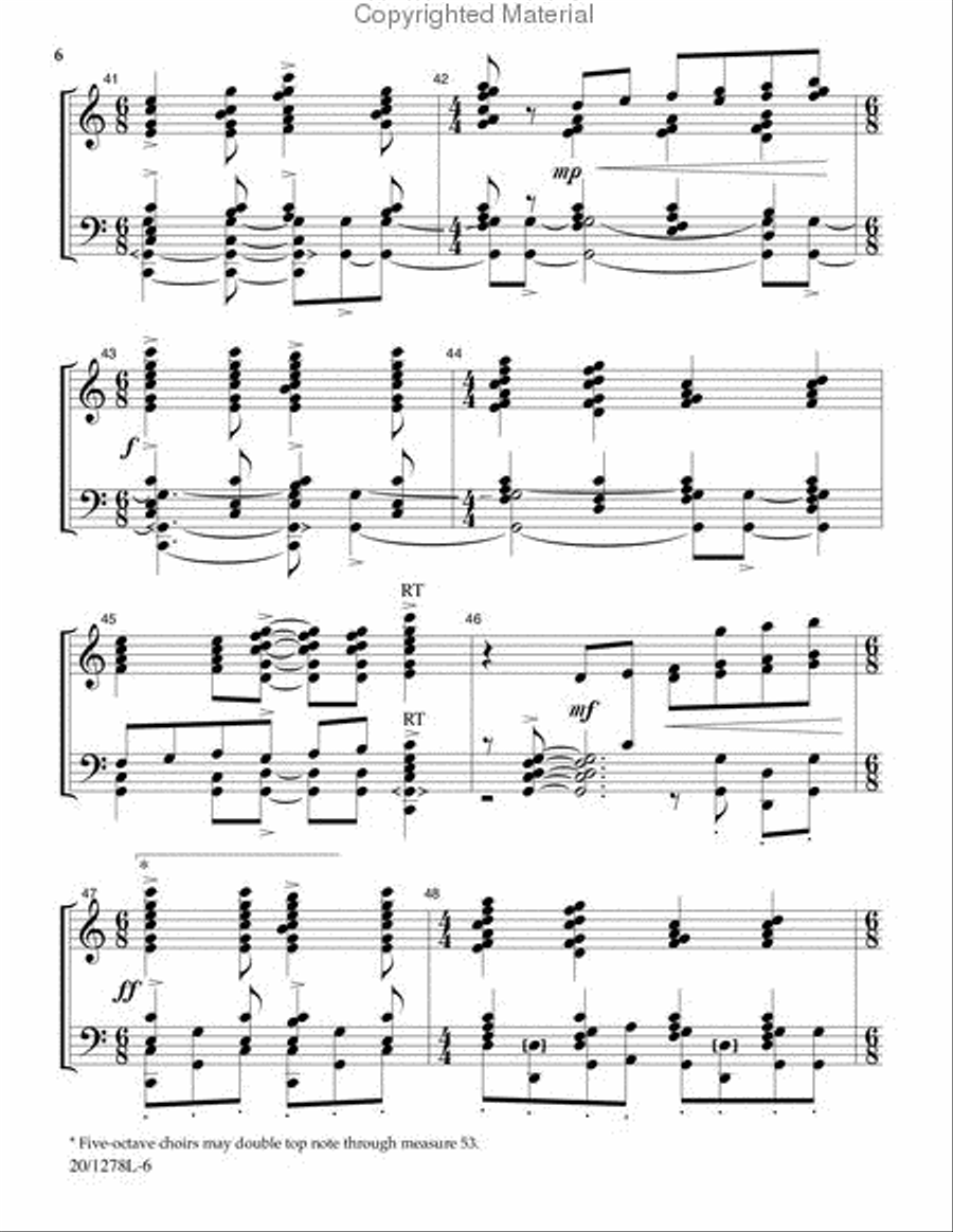 Sing for Joy and Be Glad Sing for Joy and Be Glad 5-Octaves scores gallery preview page 6