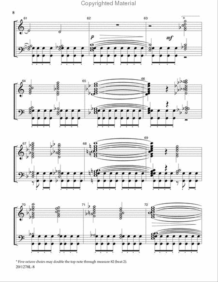Sing for Joy and Be Glad Sing for Joy and Be Glad 5-Octaves scores gallery preview page 8
