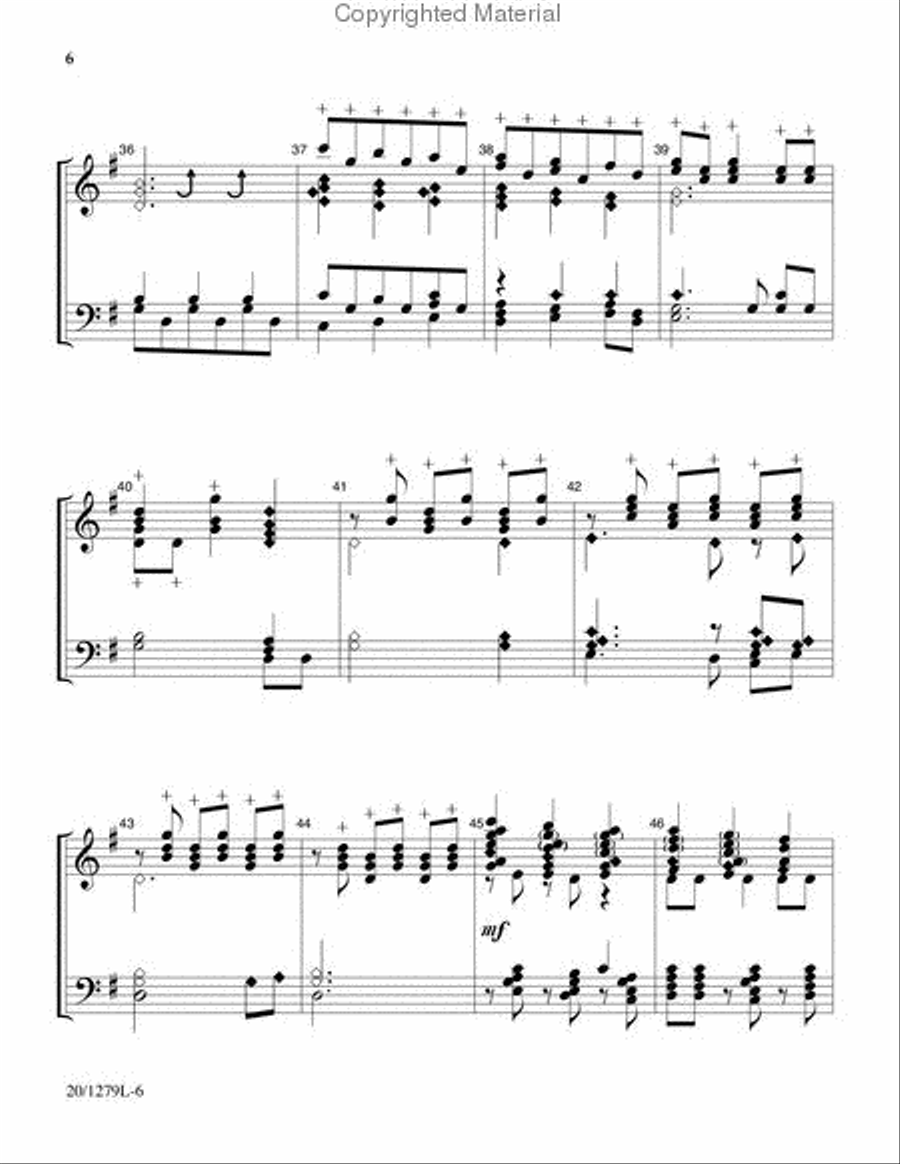 A Rose Tree Blooms in the Silent Night 3-Octaves scores gallery preview page 6