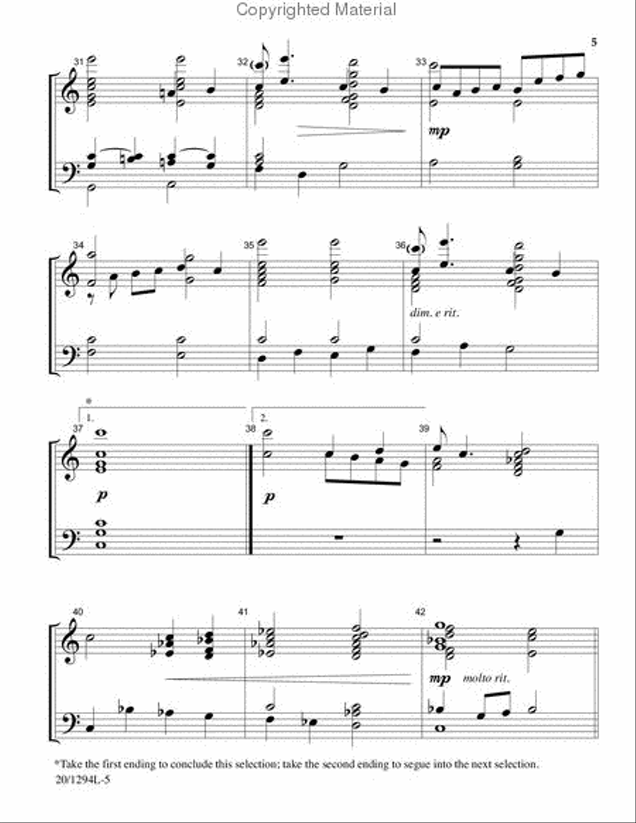 At the Table of the Lord 4-Octaves scores gallery preview page 5