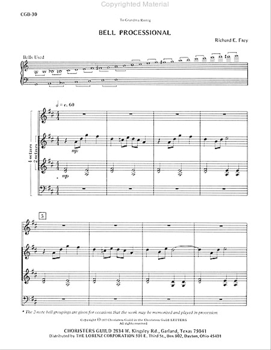 Bell Processional 4-Octaves scores gallery preview page 2