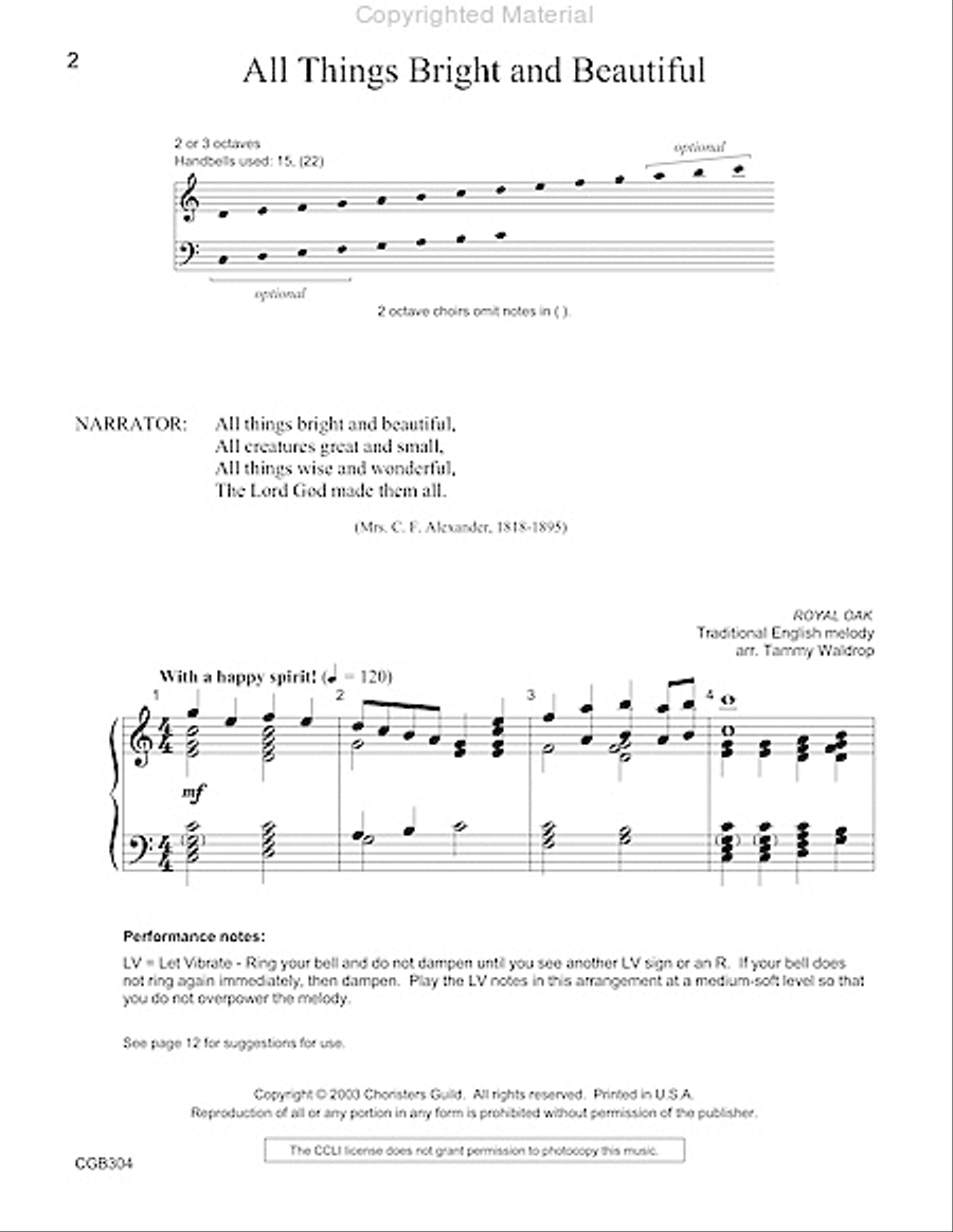 All Creatures Great and Small 3-Octaves scores gallery preview page 2