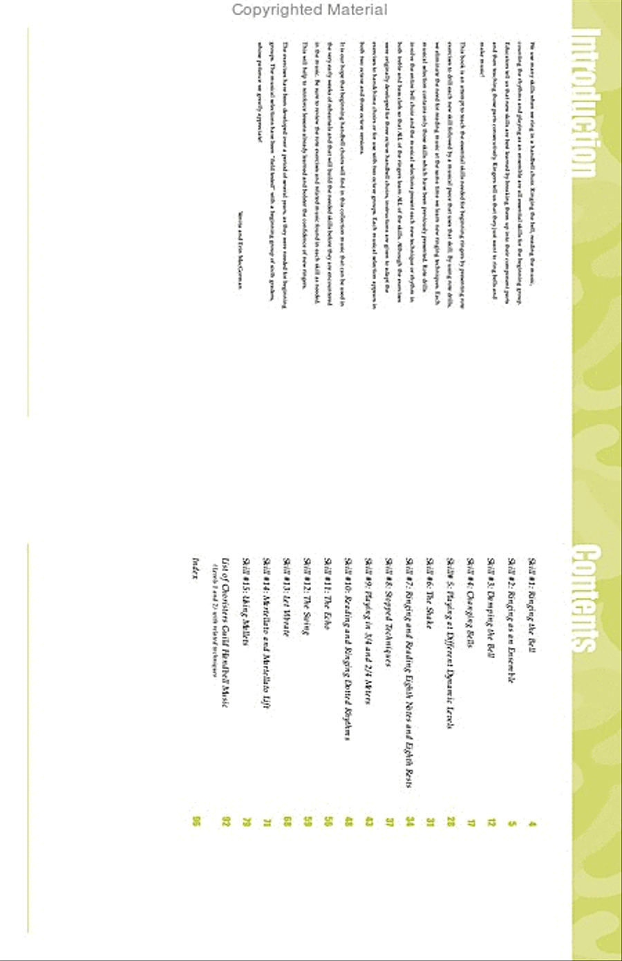Basic Training for Bells: Skill Building for Ringers Full Score Handbell Choir scores gallery preview page 2