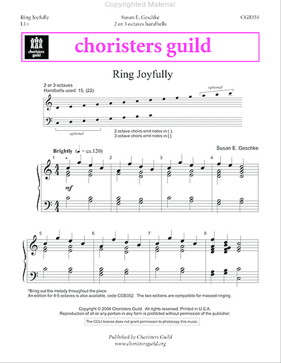 Ring Joyfully 3-Octaves scores gallery preview page 2