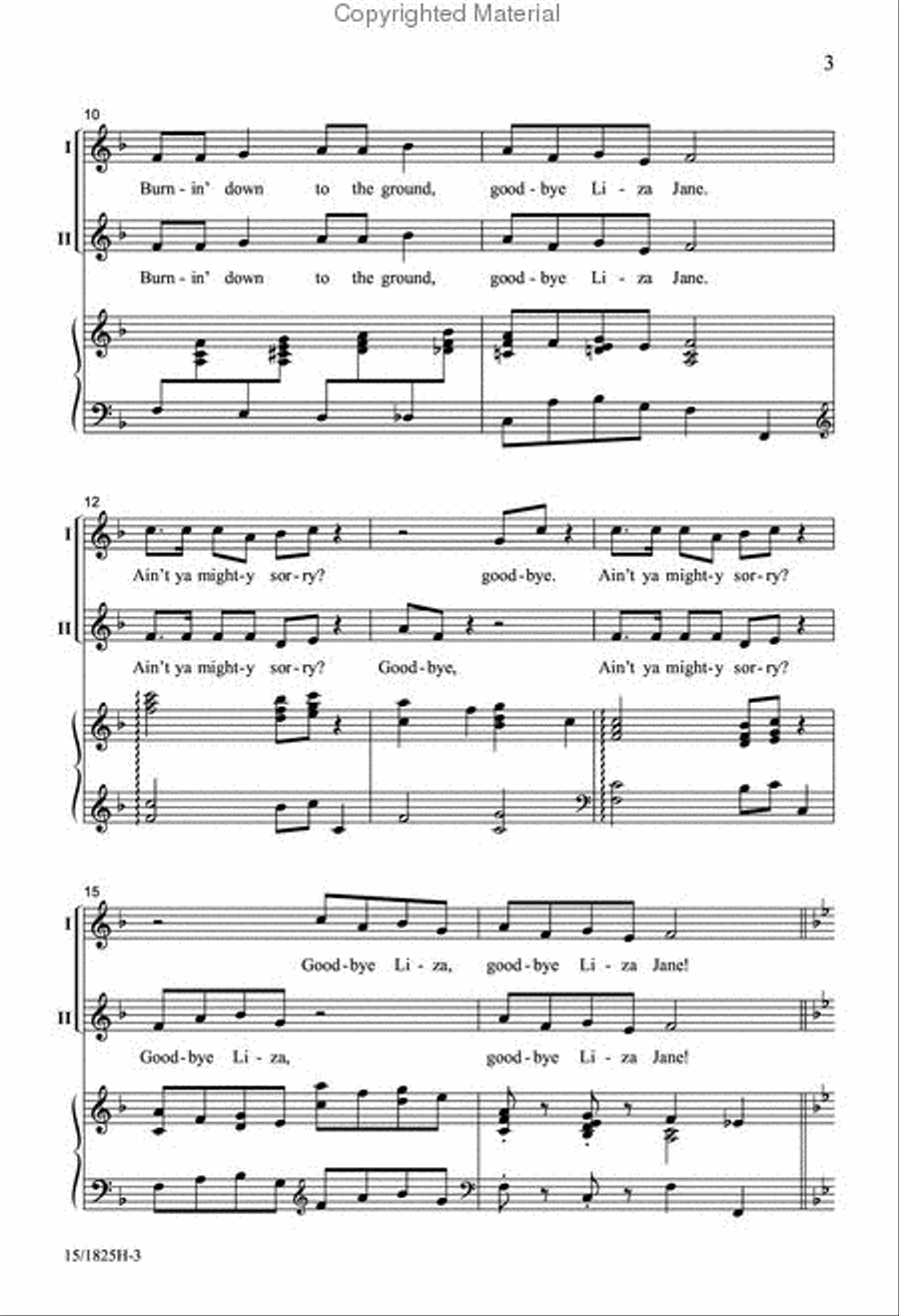 Charlottown 2-Part scores gallery preview page 3