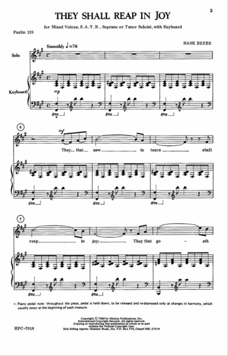 They Shall Reap In Joy Choir - Sheet Music page 2