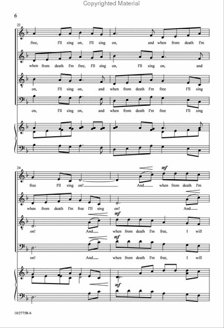 What Wondrous Love is This! 4-Part scores gallery preview page 6