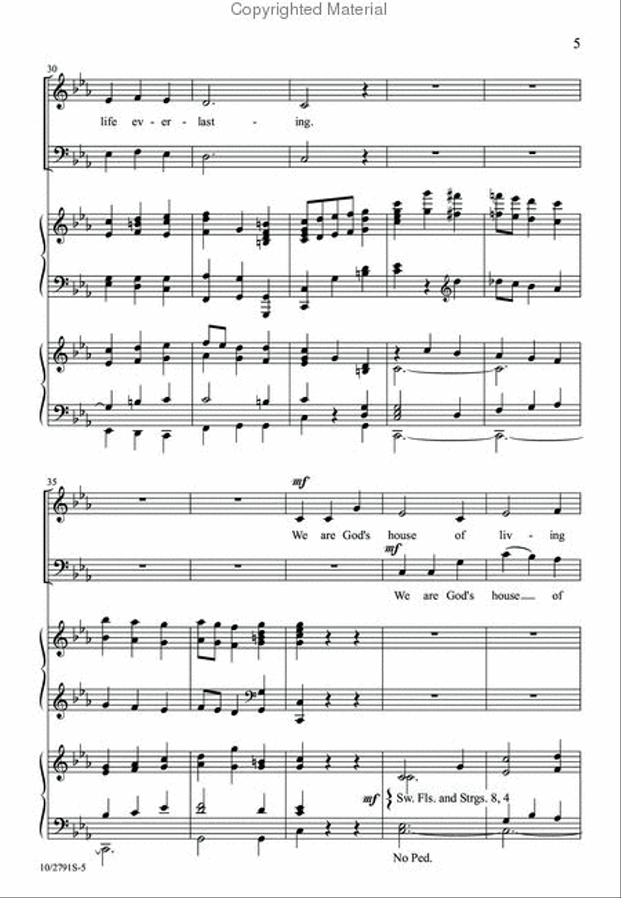 Built on the Rock Built on the Rock 4-Part scores gallery preview page 5