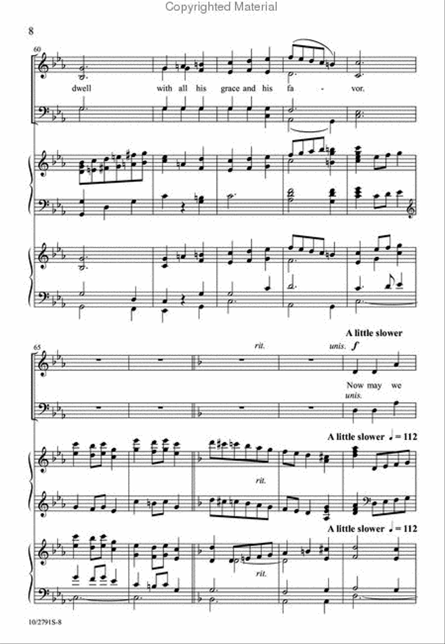 Built on the Rock Built on the Rock 4-Part scores gallery preview page 8