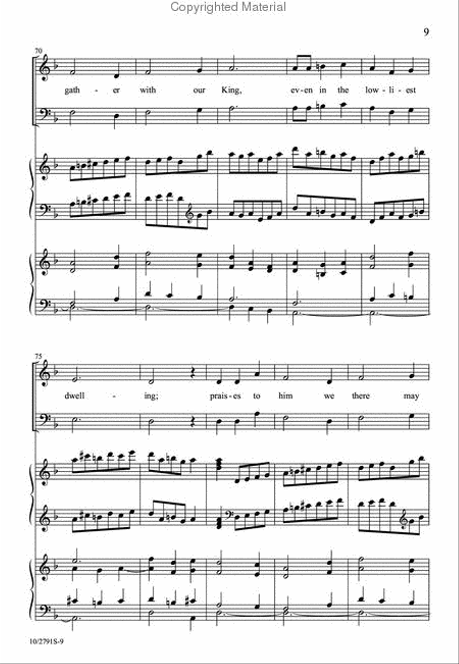 Built on the Rock Built on the Rock 4-Part scores gallery preview page 9