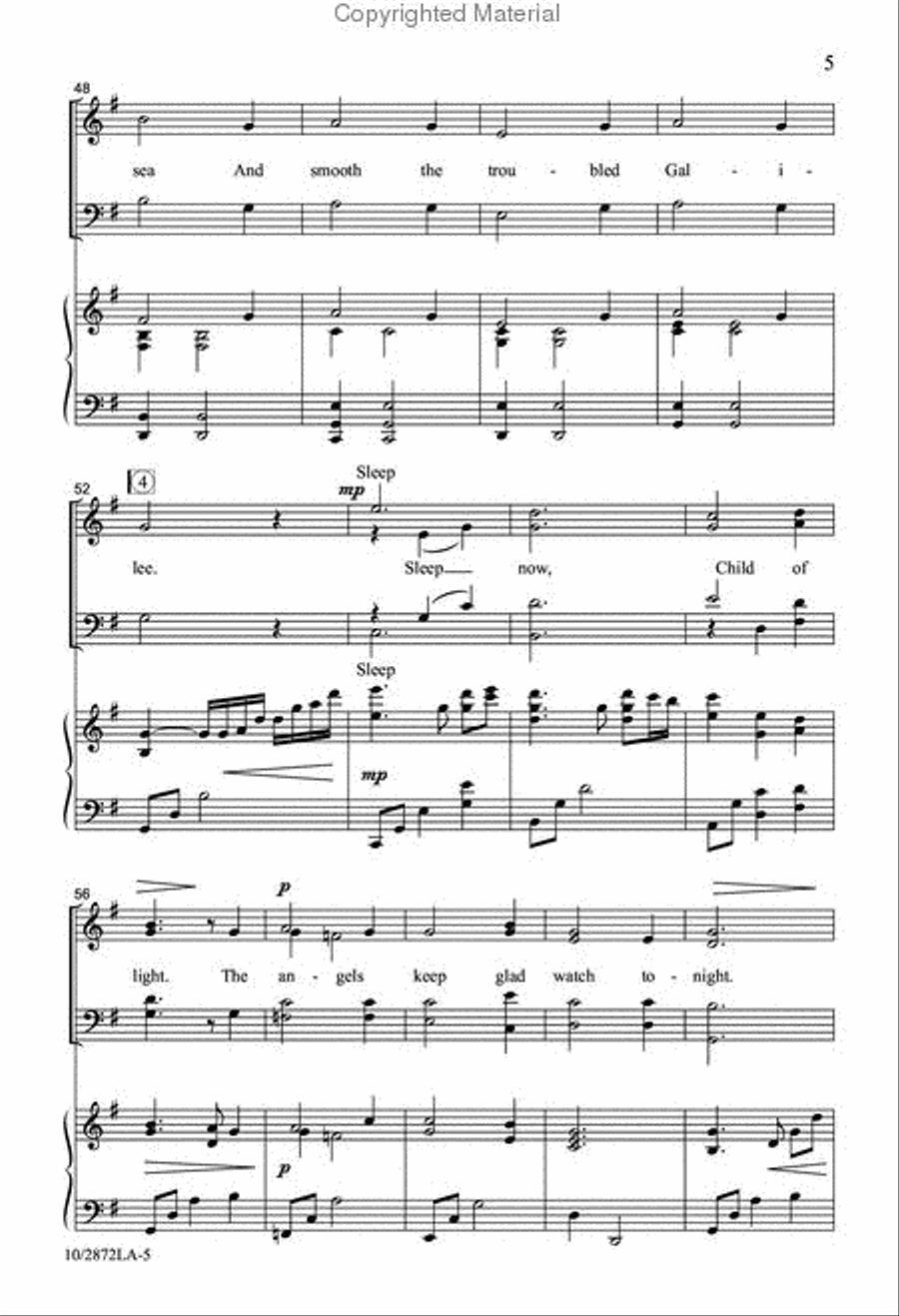 Child of Light Child of Light 4-Part scores gallery preview page 5