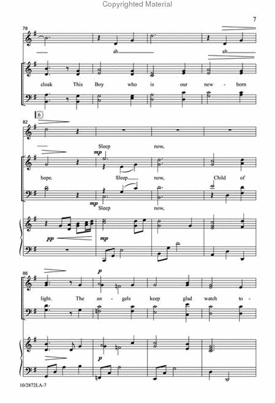 Child of Light Child of Light 4-Part scores gallery preview page 7