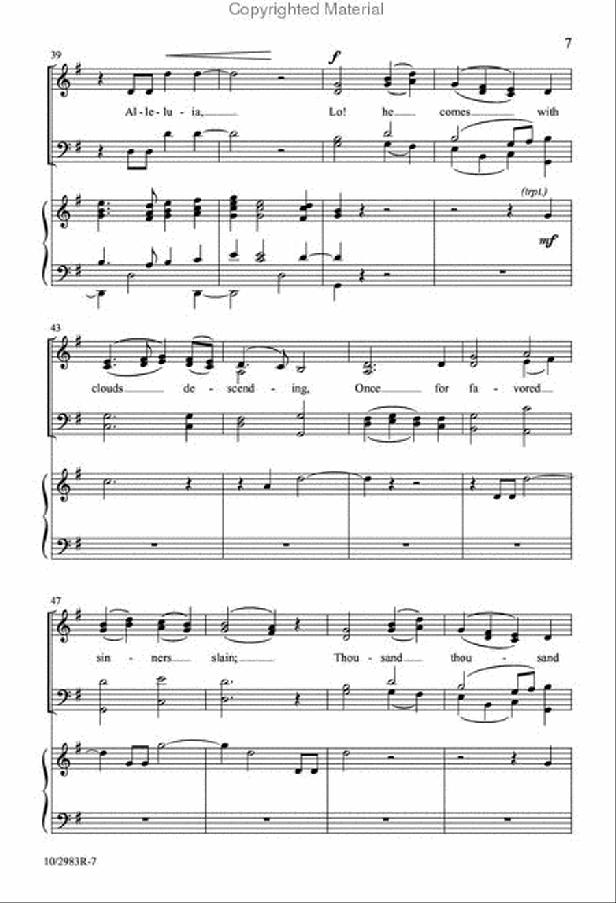 Advent Alleluia Advent Alleluia 4-Part scores gallery preview page 6