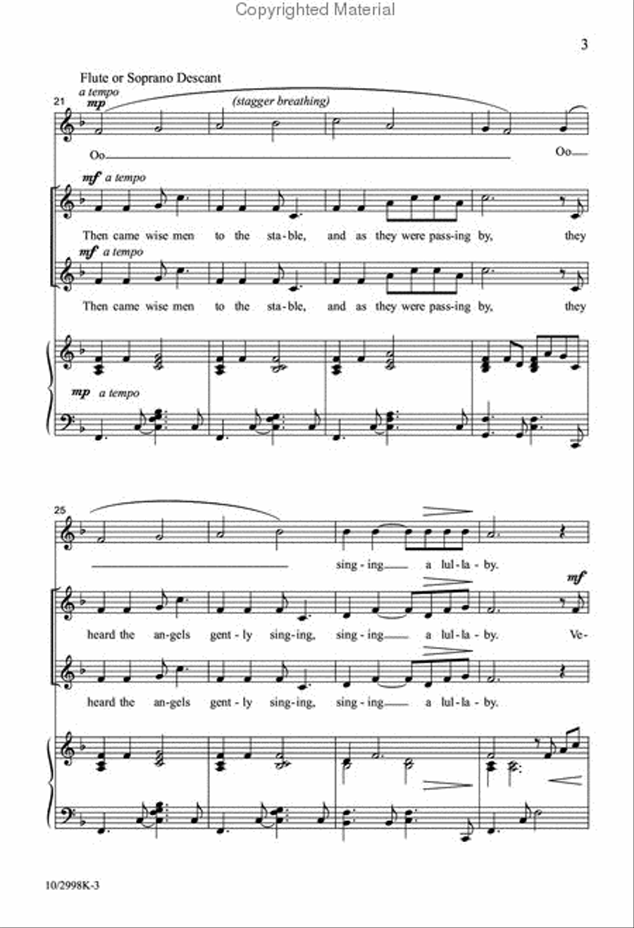 Angels Lullaby Angels Lullaby 2-Part scores gallery preview page 4