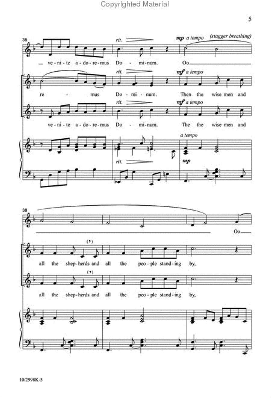 Angels Lullaby Angels Lullaby 2-Part scores gallery preview page 6