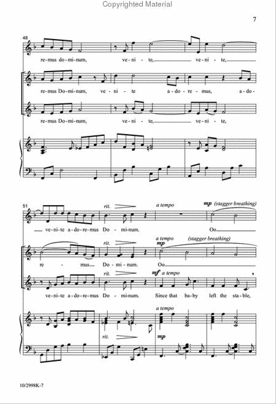 Angels Lullaby Angels Lullaby 2-Part scores gallery preview page 8