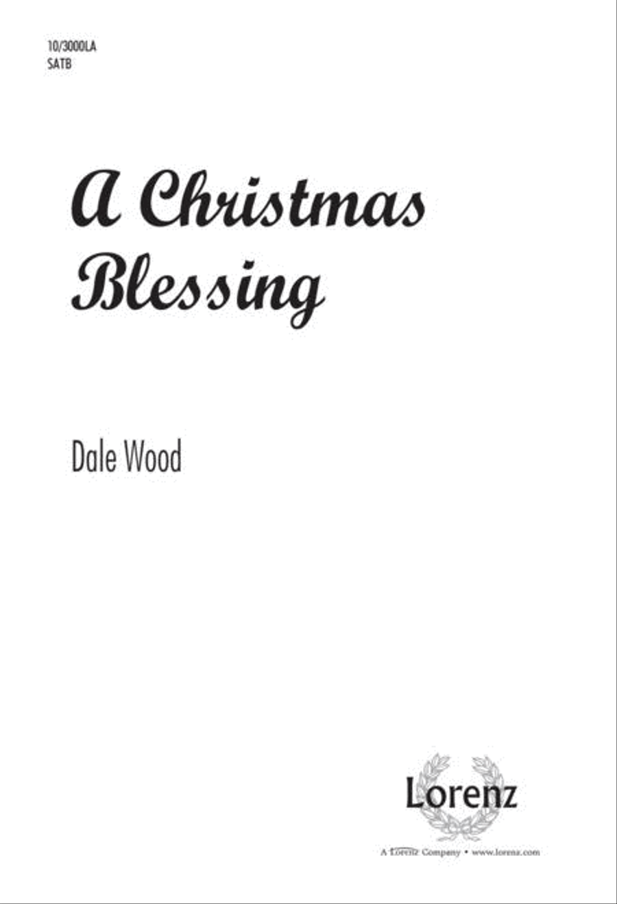 A Christmas Blessing 4-Part scores gallery preview page 1