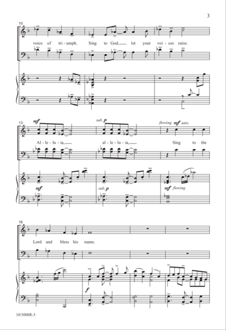 Canticle of Praise Canticle of Praise 4-Part scores gallery preview page 4