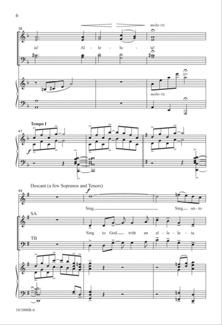 Canticle of Praise Canticle of Praise 4-Part scores gallery preview page 7