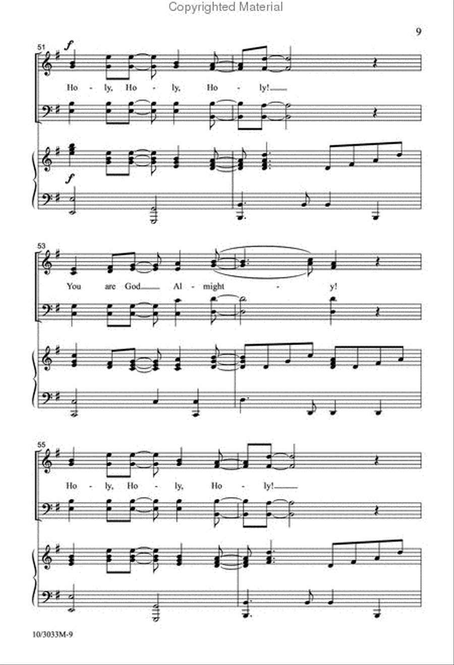All the Praise All the Praise 4-Part scores gallery preview page 9