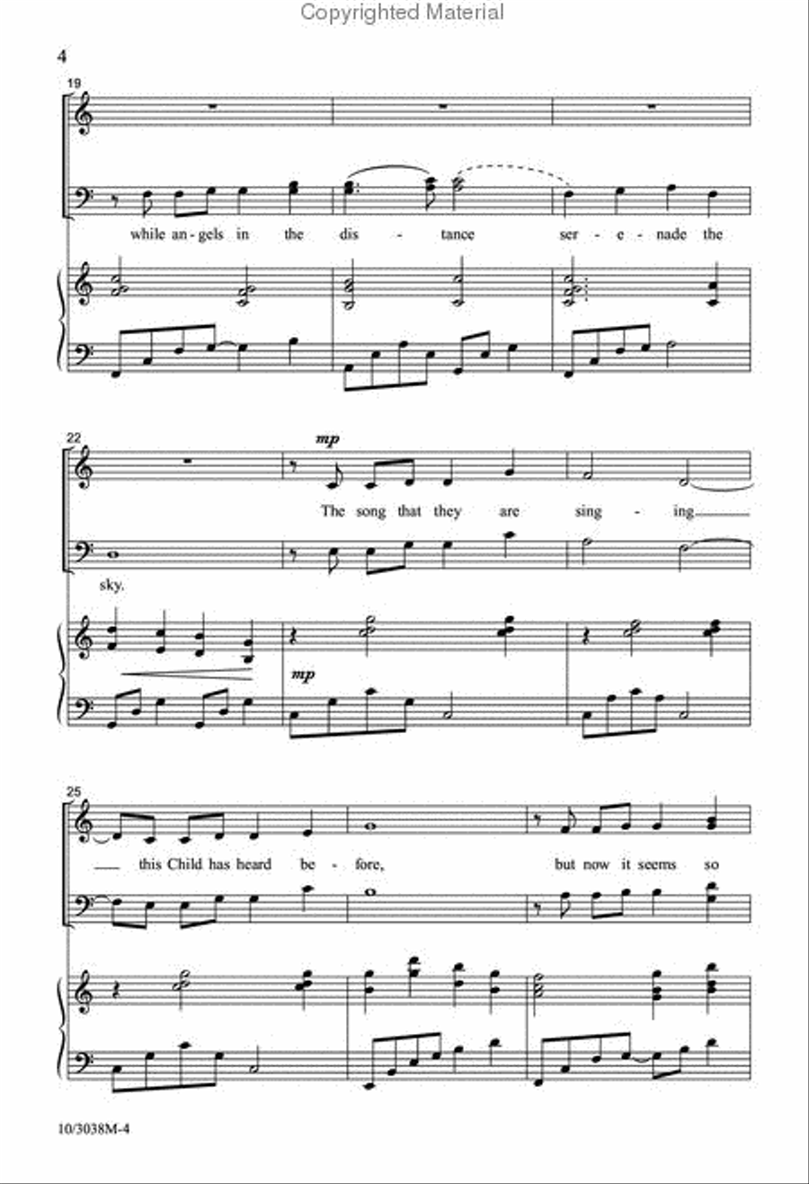 He Left the Music of Heaven Divisi scores gallery preview page 4