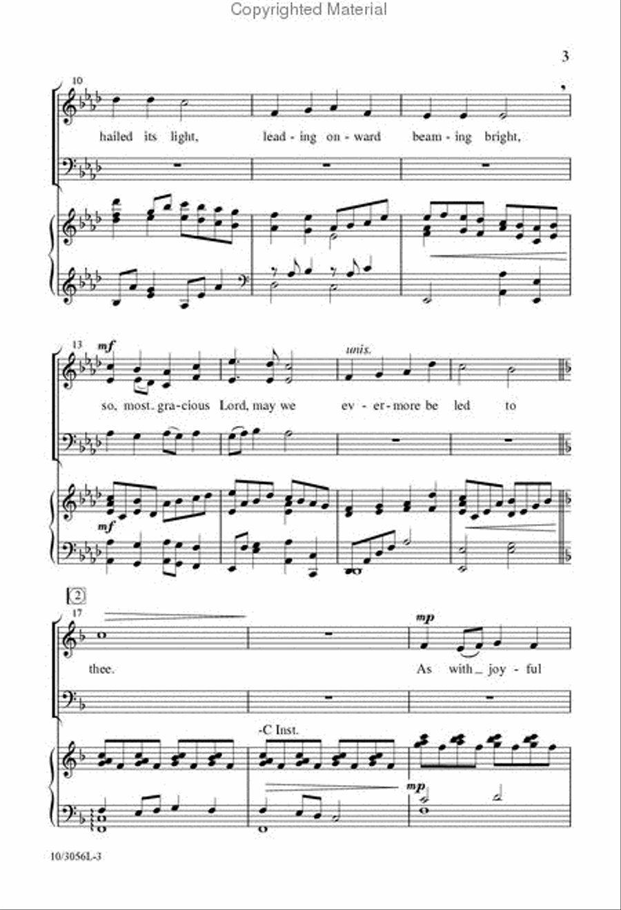 Songs of the Star 3-Part scores gallery preview page 3