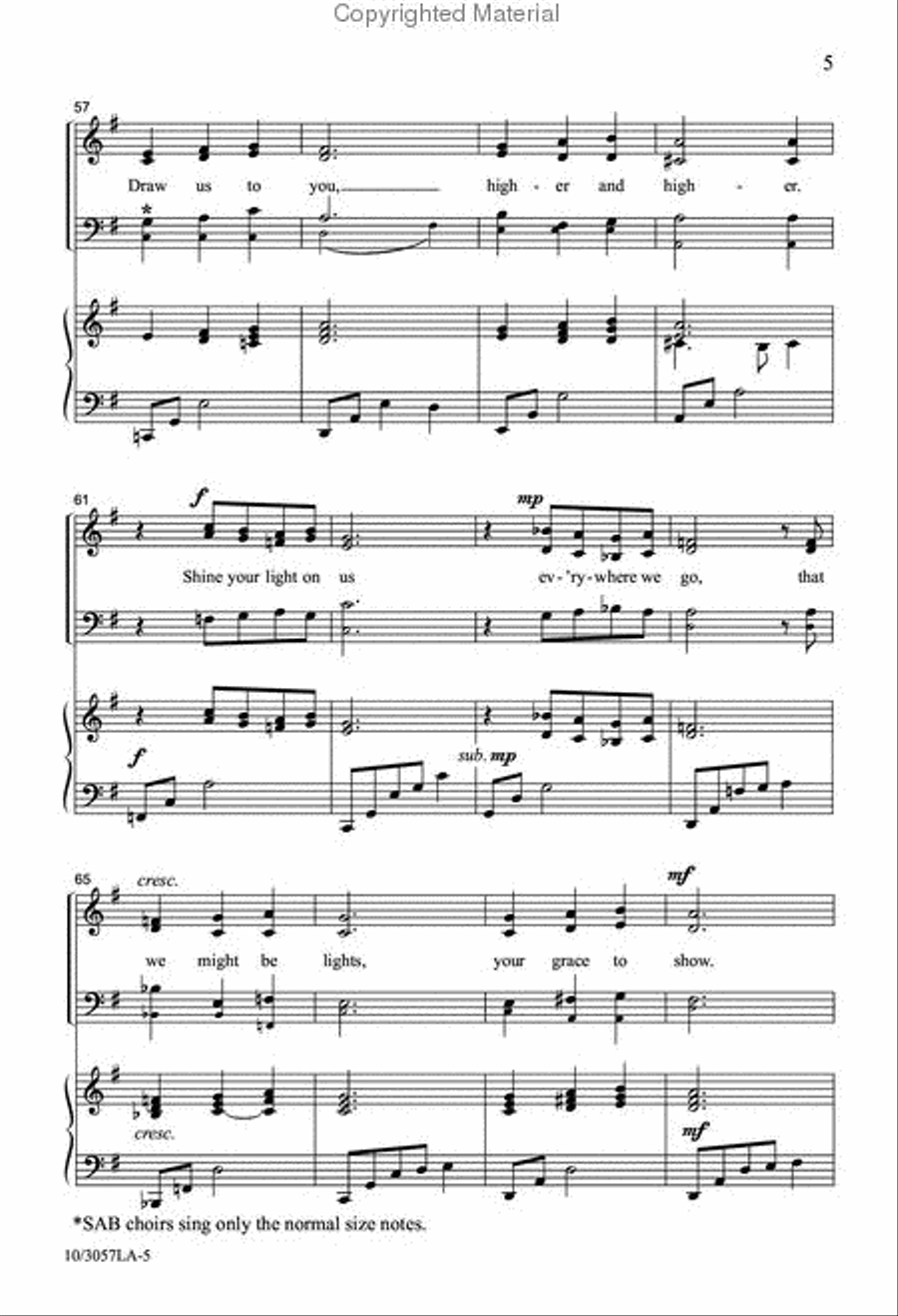 Great God, Jehovah Great God, Jehovah 4-Part scores gallery preview page 6