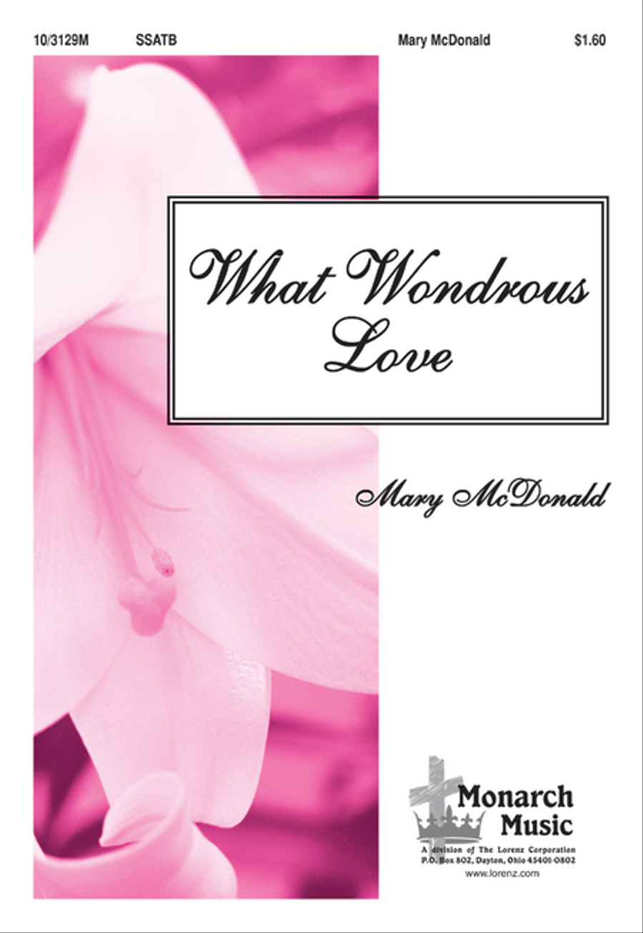 What Wondrous Love? SSATB scores gallery preview page 1