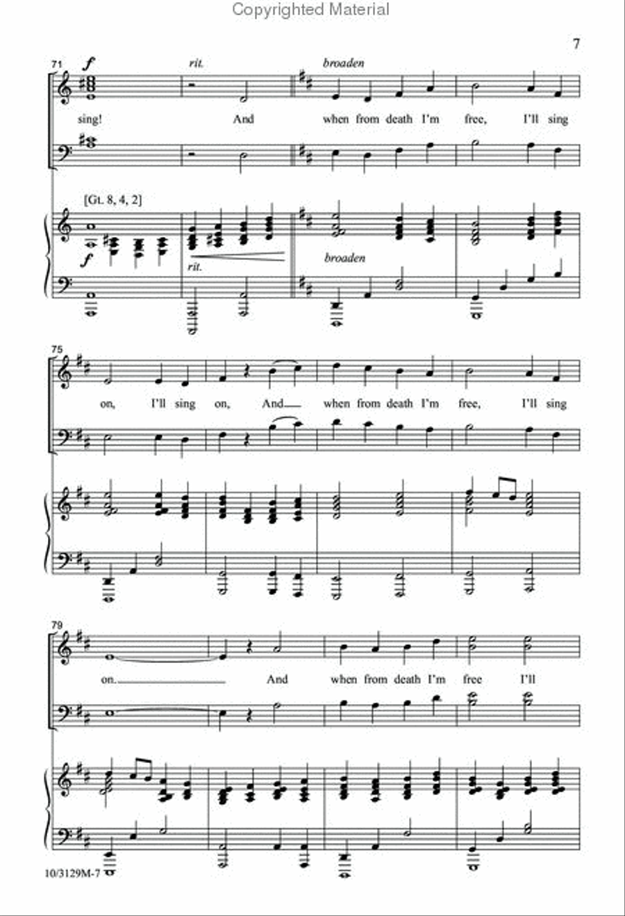 What Wondrous Love? SSATB scores gallery preview page 7