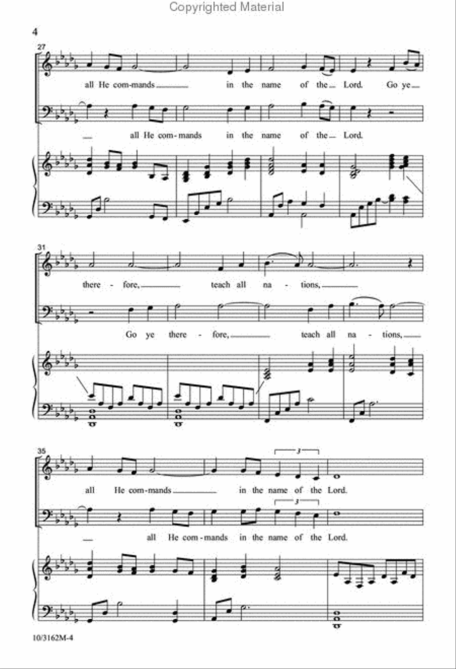 Go Ye, Therefore 2-Part scores gallery preview page 4
