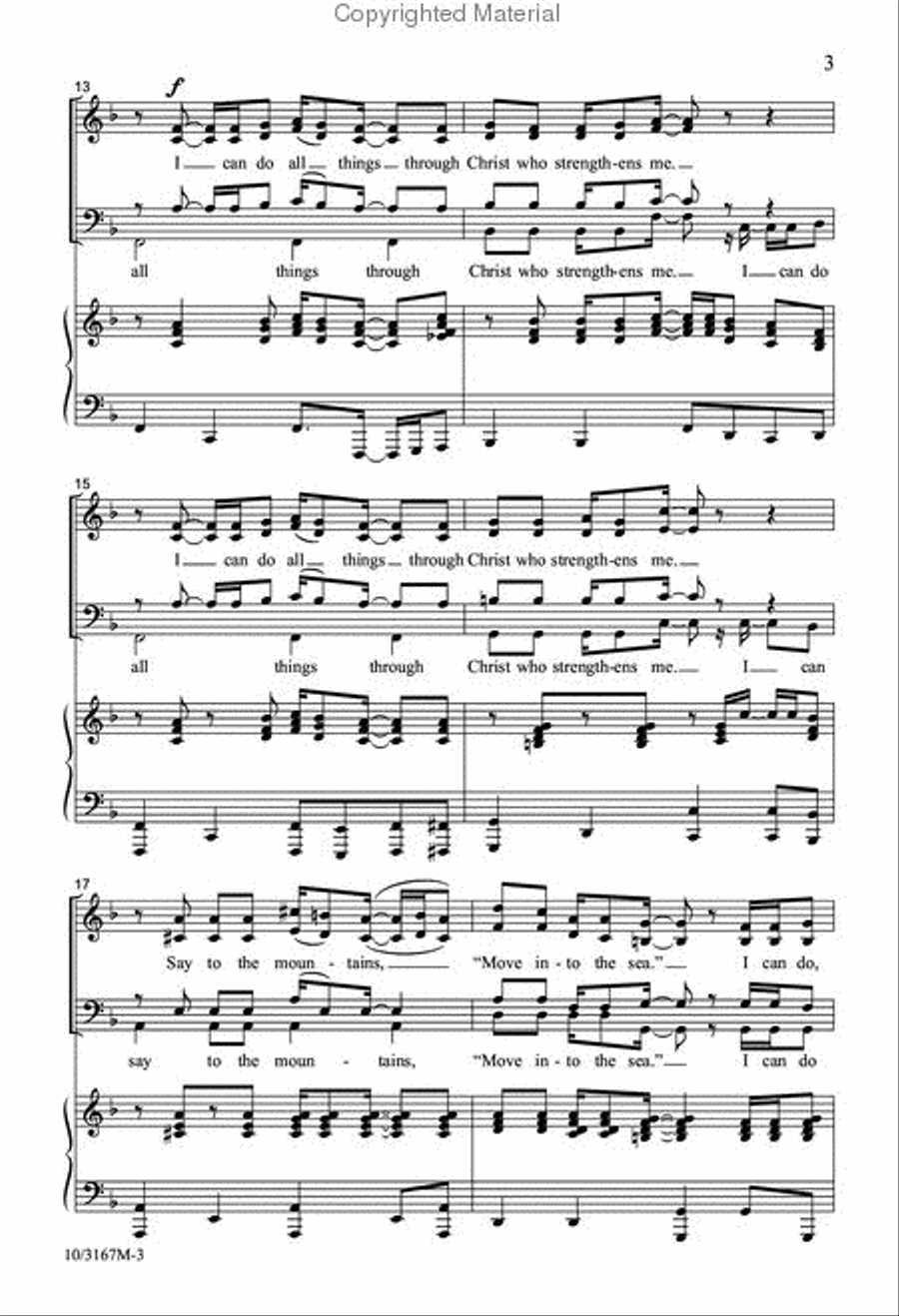 I Can Do All Things I Can Do All Things 4-Part scores gallery preview page 4