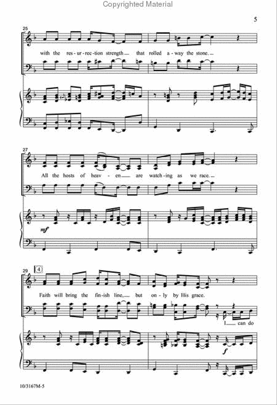 I Can Do All Things I Can Do All Things 4-Part scores gallery preview page 6