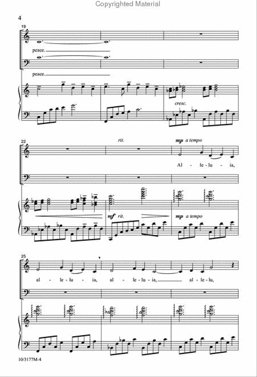 Silent Night 4-Part scores gallery preview page 4
