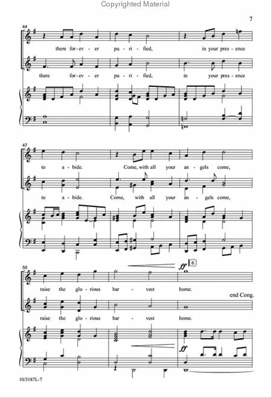 Hymns for Thanksgiving Hymns for Thanksgiving 4-Part scores gallery preview page 6