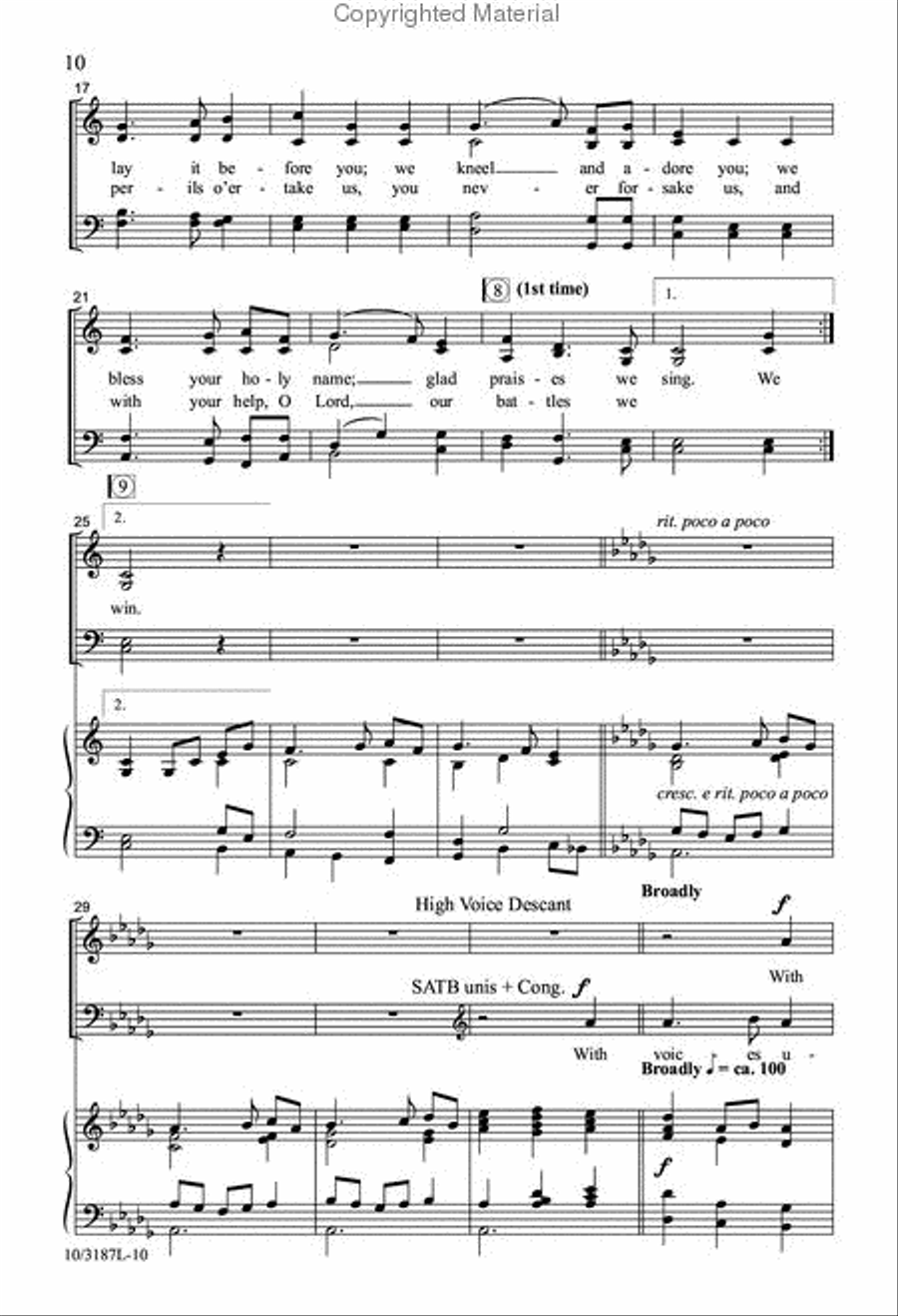 Hymns for Thanksgiving Hymns for Thanksgiving 4-Part scores gallery preview page 9
