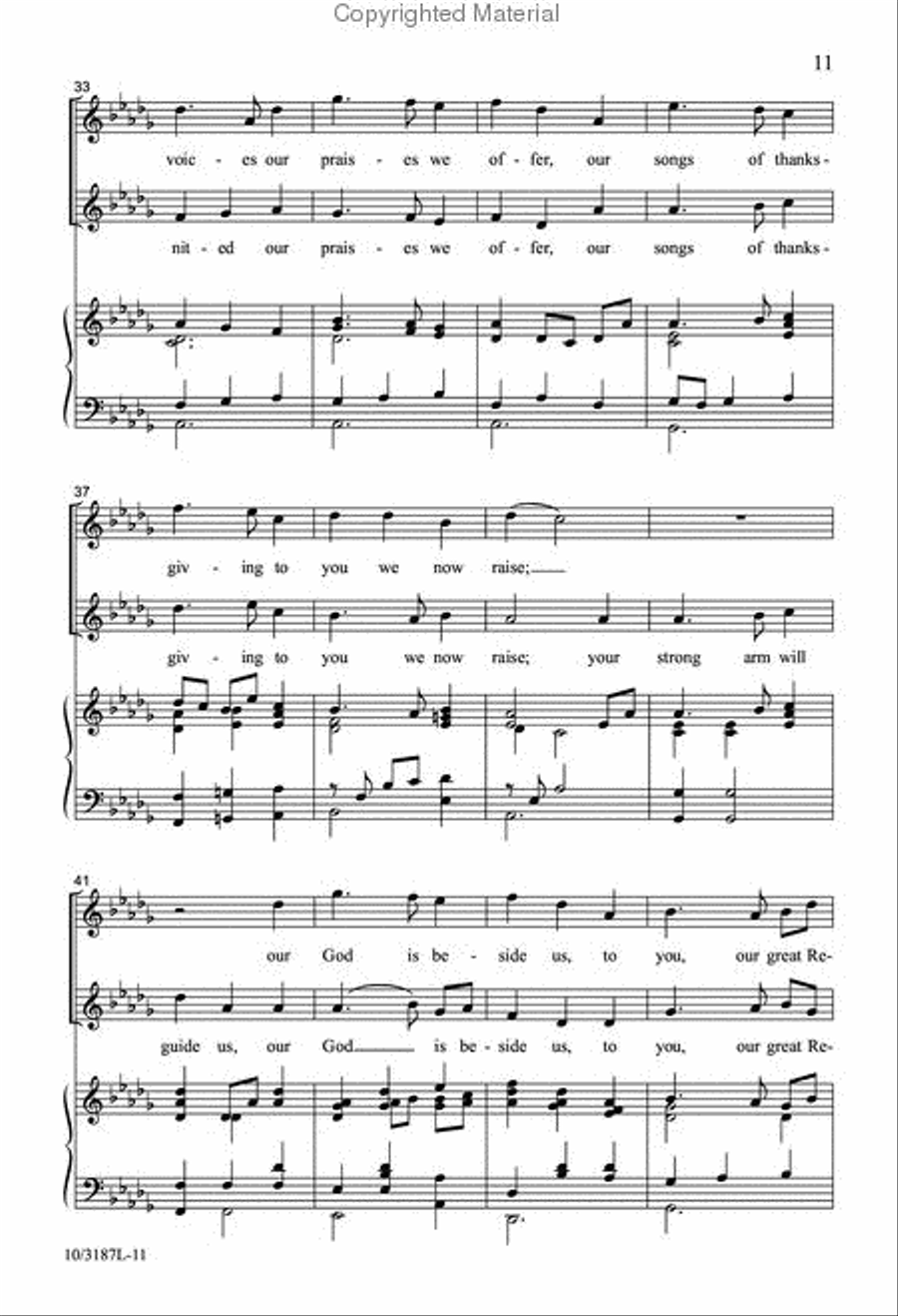 Hymns for Thanksgiving Hymns for Thanksgiving 4-Part scores gallery preview page 10