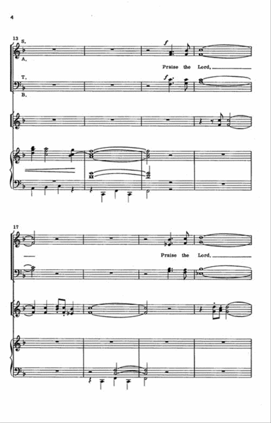 To God Be The Glory Choir scores gallery preview page 3