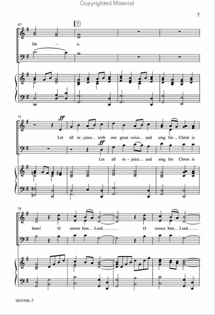 Sing for Christ Is Born Sing for Christ Is Born 3-Part scores gallery preview page 8