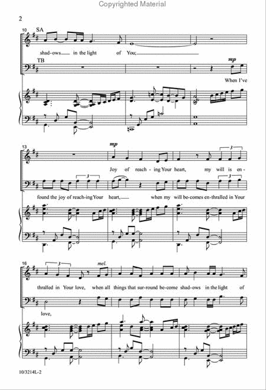 When I Look into Your Holiness 4-Part scores gallery preview page 3