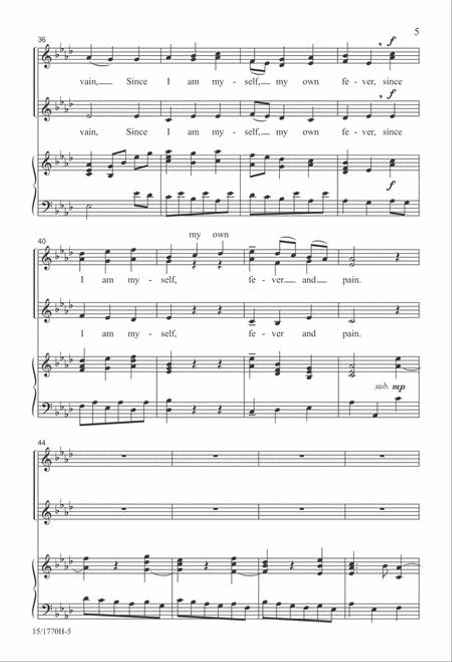 I Attempt from Love's Sickness to Fly SSA scores gallery preview page 5